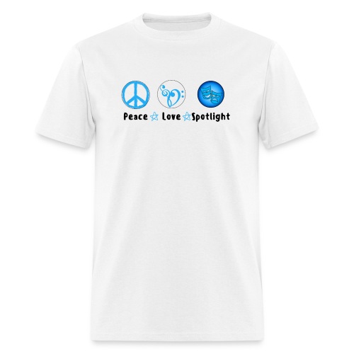 Peace Love Spotlight - Men's T-Shirt