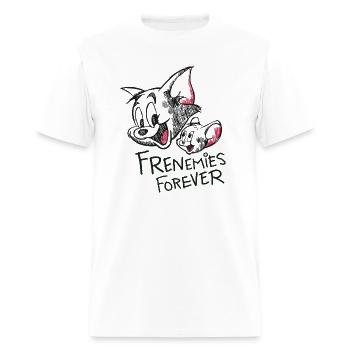 Tom and Jerry Frenemies Forever - Men's T-Shirt - white - Front - Jose (178cm)