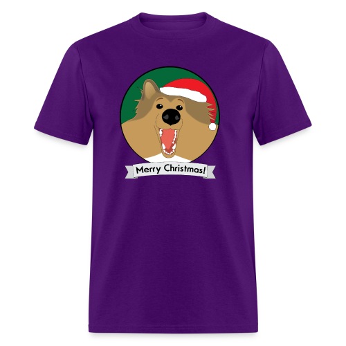 Holly the Collie Xmas - Men's T-Shirt