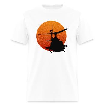 Uh-1 Iroquois Huey Helicopter Military History - Men's T-Shirt - white - Front - Jose (178cm)