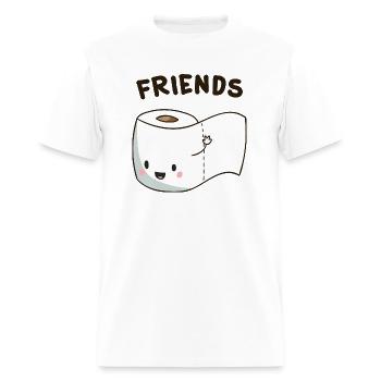 Best Friends - Men's T-Shirt - white - Front - Jose (178cm)