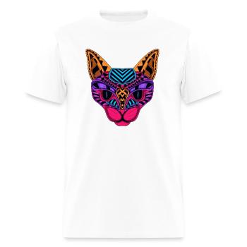 Sphinx cat - Men's T-Shirt - white - Front - Jose (178cm)