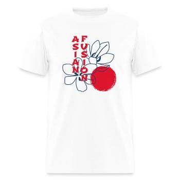 Fusion asiatique - T-shirt Homme - blanc - Devant - Jose (178cm)
