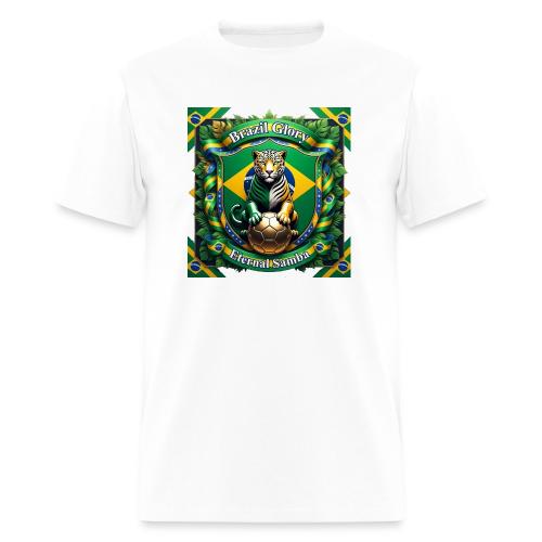 Brazil Jaguar Glory T-Shirt, Flag Pride Badge Gift - Men's T-Shirt