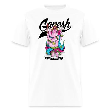 Ganesha - The Lord of Success - Men's T-Shirt - white - Front - Jose (178cm)