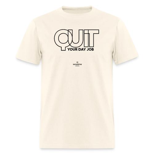 Quit in black - Men's T-Shirt