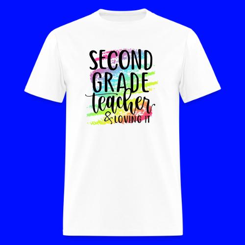 Second Grade Teacher & Loving It Teacher T-Shirts - Men's T-Shirt