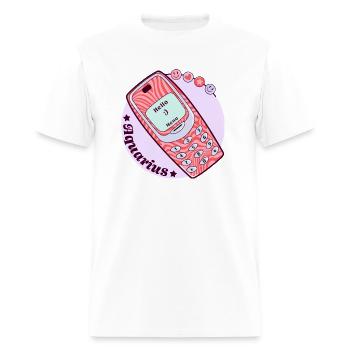 Vintage Phone Aquarius - Men's T-Shirt - white - Front - Jose (178cm)