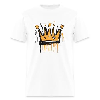 Couronne - T-shirt Homme - blanc - Devant - Jose (178cm)