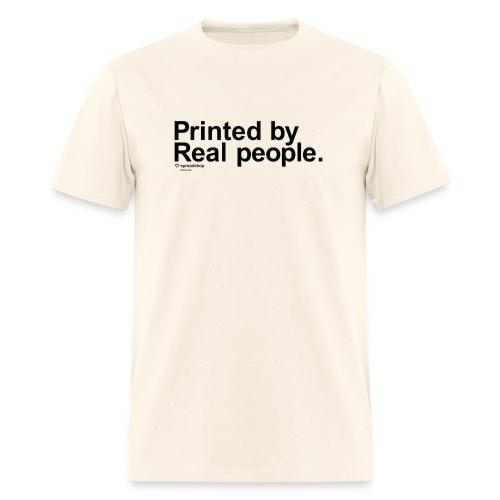 Printed in black - Men's T-Shirt