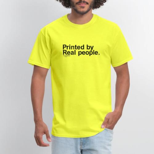 Printed in black - Men's T-Shirt