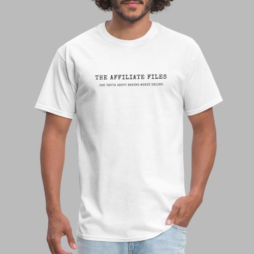 The Affiliate Files - O.G. Series (Black) - Men's T-Shirt