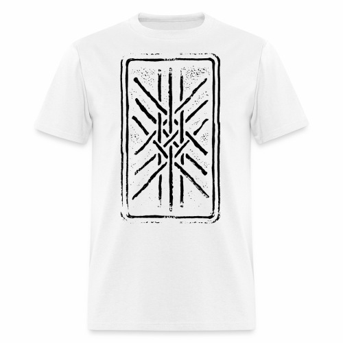 Web of Wyrd grid Skulds Web Net Bindrune symbol - Men's T-Shirt