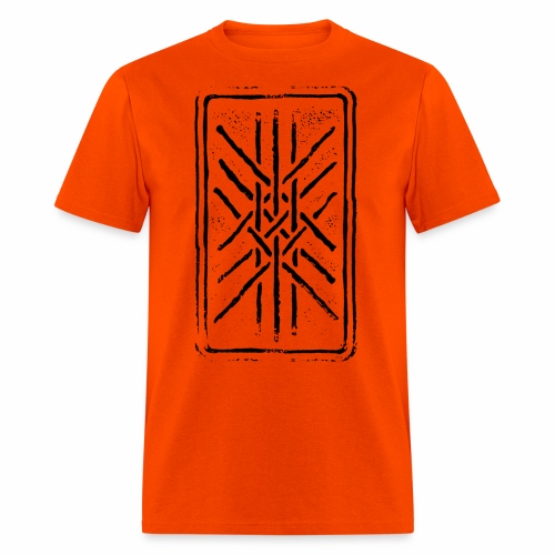 Web of Wyrd grid Skulds Web Net Bindrune symbol - Men's T-Shirt
