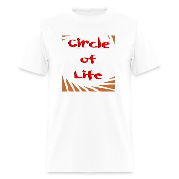 Circle of life - Men's T-Shirt - white - Front - Jose (178cm)