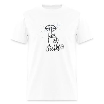 Secret - Men's T-Shirt - white - Front - Jose (178cm)