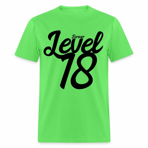 Forever Level 18 Gamer Birthday Gift Ideas - Men's T-Shirt