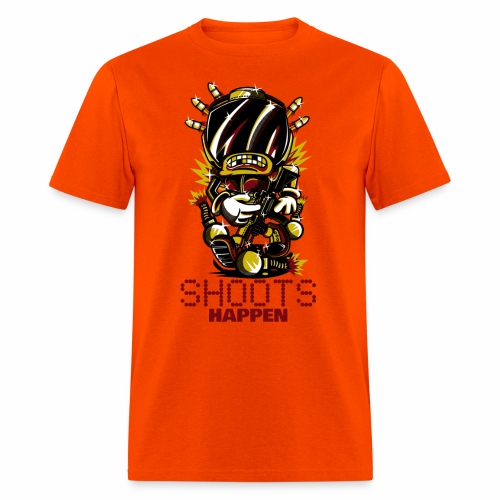 Shoots Happen Battle Royal Shotter Gamer Sayings - Men's T-Shirt