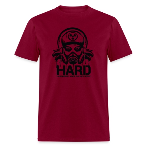 HARD Logo - Black - Men's T-Shirt