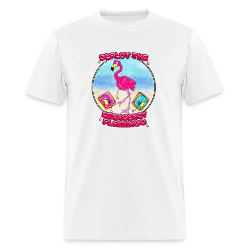 Emergency Flamingo - Men's T-Shirt