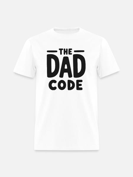 The Dad Code - Men's T-Shirt - white