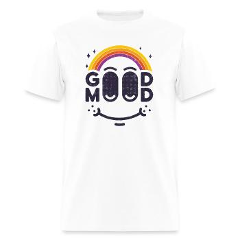 Good Mood rainbow - Men's T-Shirt - white - Front - Jose (178cm)