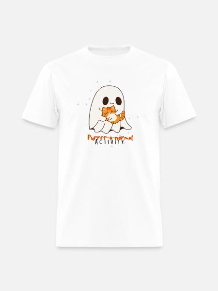Purrrr-a-normal activity - Men's T-Shirt - white