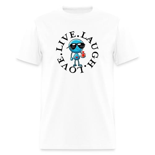 Circle Remember to live laugh love - Men's T-Shirt