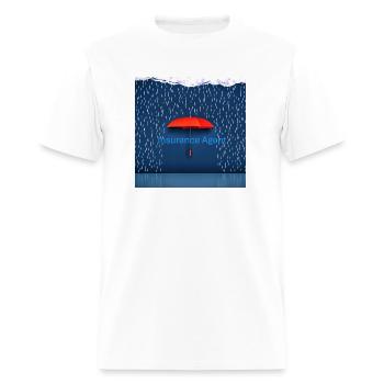 THE INSURANCE AGENT - Men's T-Shirt - white - Front - Jose (178cm)