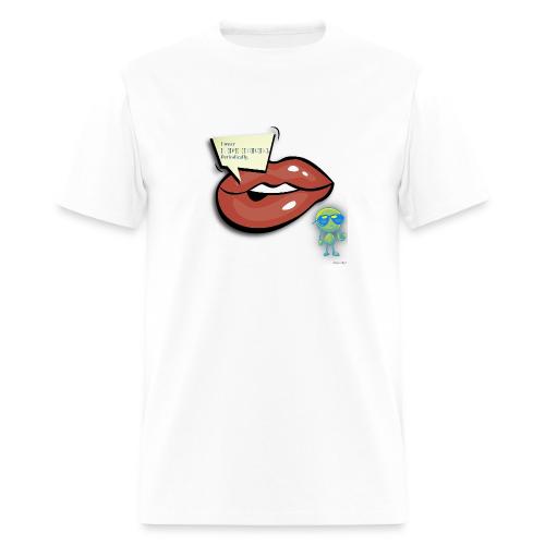 Smoon City_I wear lipstick - Men's T-Shirt