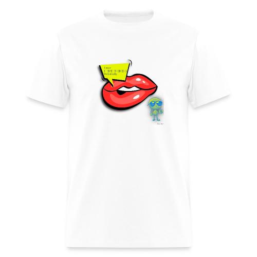 Smoon City_I wear lipstick enhanced - Men's T-Shirt