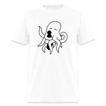 octopus hug - Men's T-Shirt - white - Front - Jose (178cm)