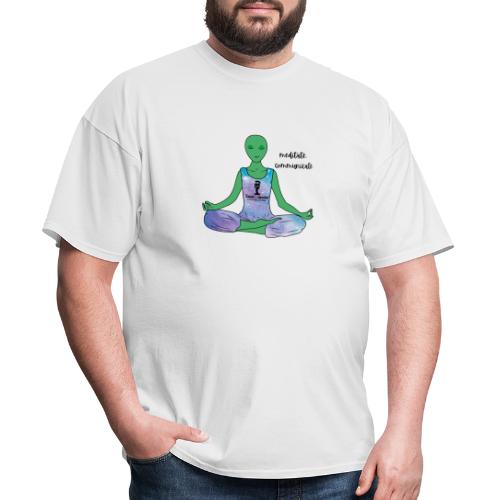 Meditate Communicate, Twisted Alien - Men's T-Shirt