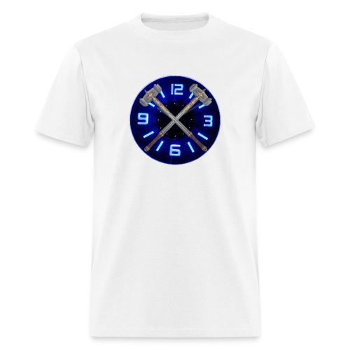 Hammer Time T-Shirt- Steel Blue - Men's T-Shirt