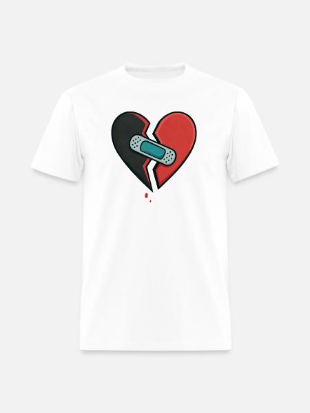 Mended Broken Heart - Men's T-Shirt - white
