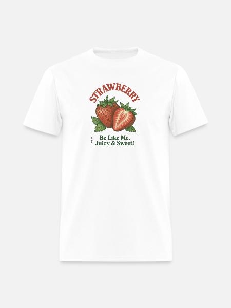 Sweet Like Strawberry - Men's T-Shirt - white