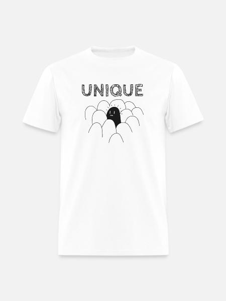 Unique Amidst the Crowd - Men's T-Shirt - white