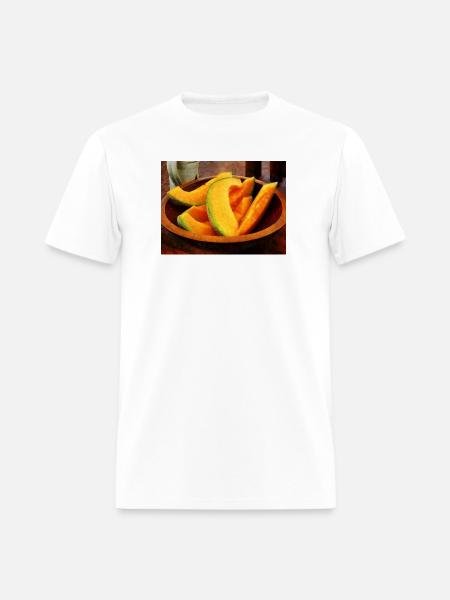 Slices of Cantaloupe - Men's T-Shirt - white
