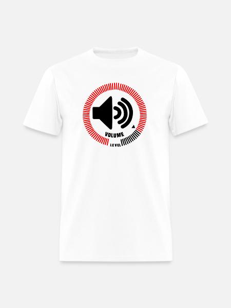 Volume Level - Men's T-Shirt - white
