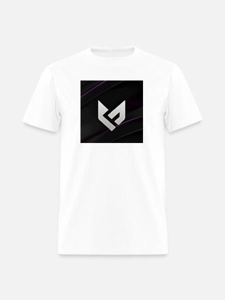 Geometric Monogram Glyph - Men's T-Shirt - white