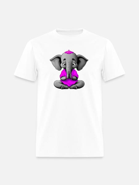 Yogi Elephant - Men's T-Shirt - white