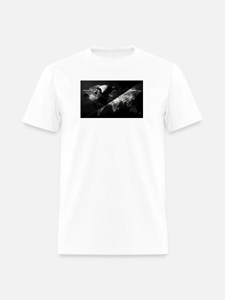 Global Network Map - Men's T-Shirt - white