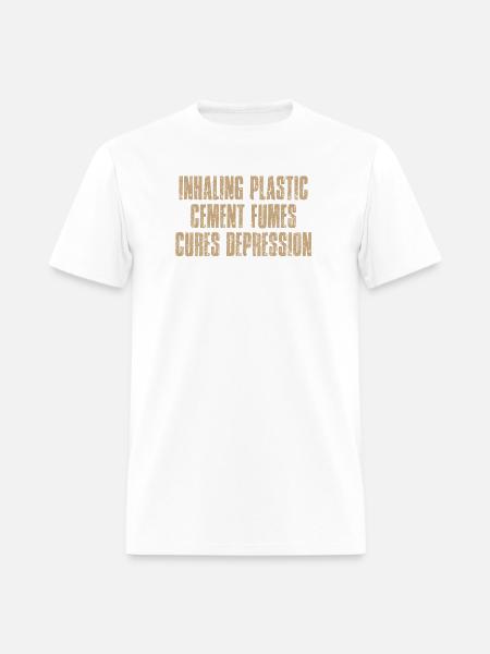 Plastic Fume Mood Pollution - Men's T-Shirt - white