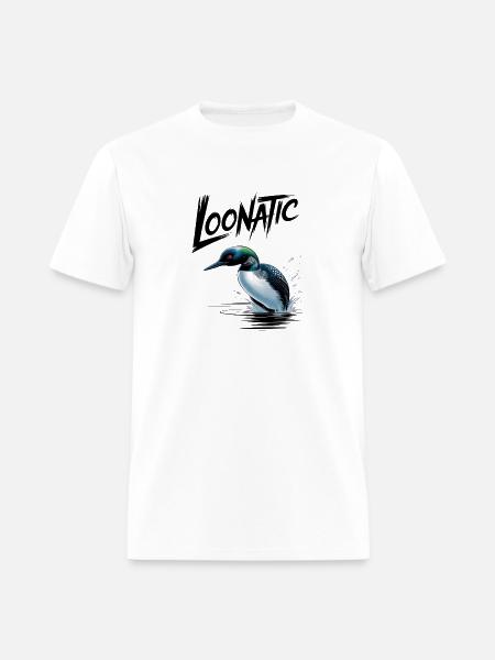 Loonatic Splash Loon Illustration - Men's T-Shirt - white