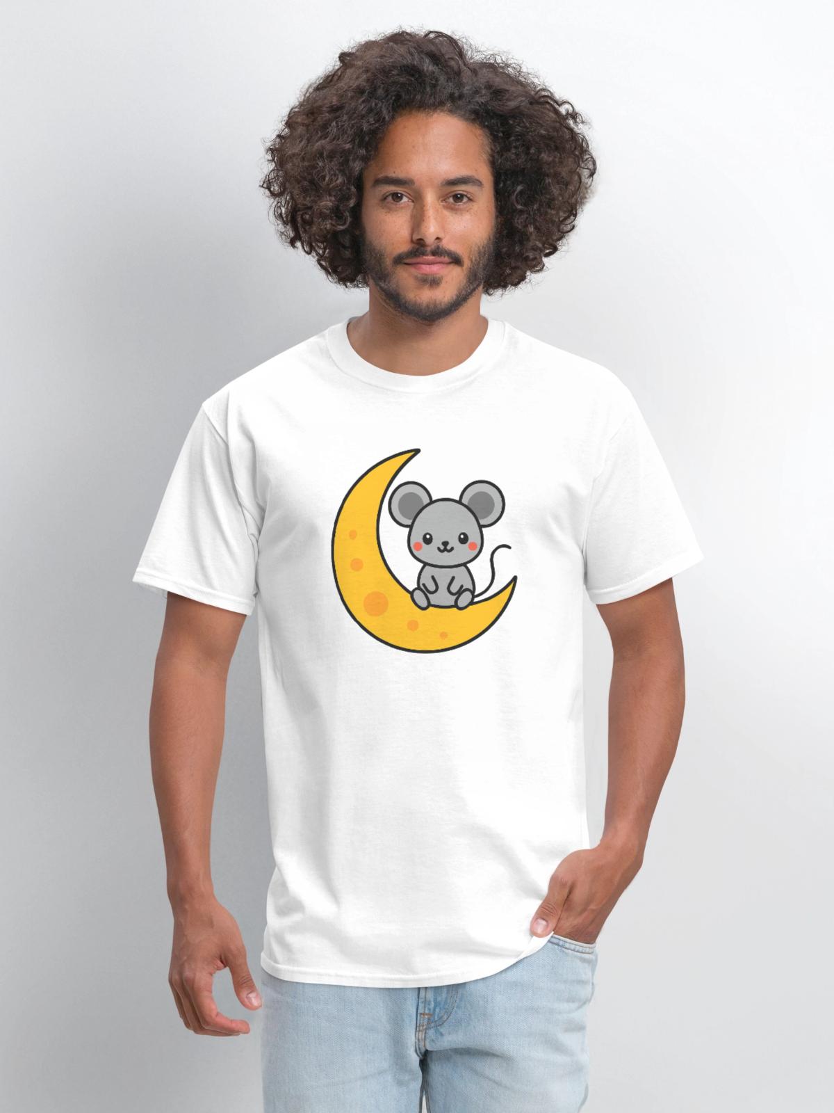 Mouse - Men's T-Shirt - white - Front - Jose (178cm)