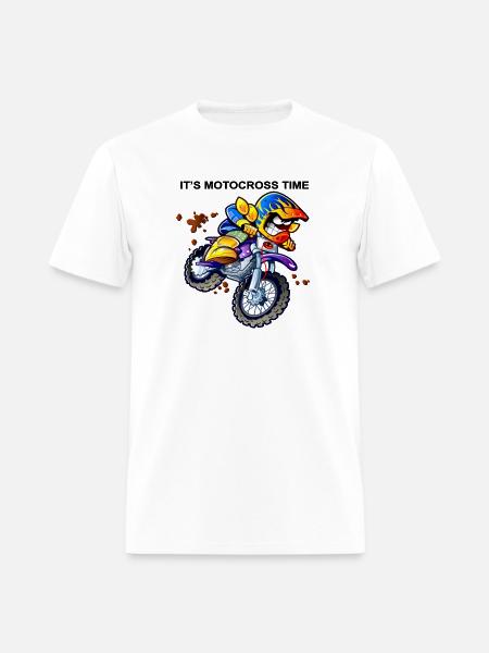 Vivid Moto Racer Neon Splash - Men's T-Shirt - white