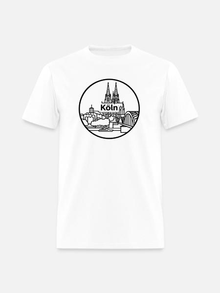 cologne germany - Men's T-Shirt - white