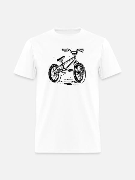 BMX Bike - Men's T-Shirt - white