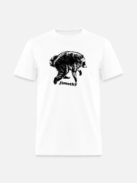 Jimothy Raccoon Meme - Men's T-Shirt - white