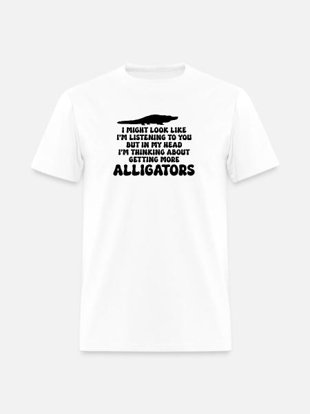 Alligator Reptil - Men's T-Shirt - white